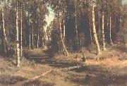 Brook in a Birch Grove, Ivan Shishkin